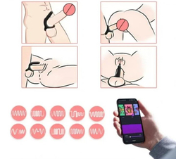 Виброкольцо Magic Motion Rise черное