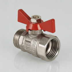 Кран шаровой VALTEC COMPACT рукоятка бабочка вн.-нар.