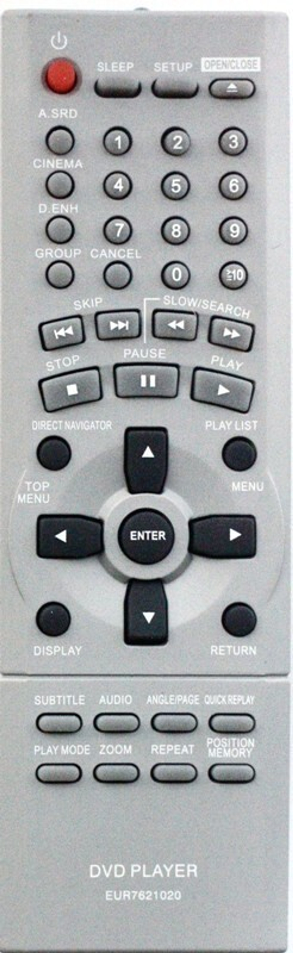 Пульт ДУ для Panasonic EUR7621020
