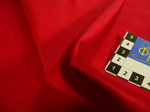 Ткань ТиСи сорочечная красный арт. 327101