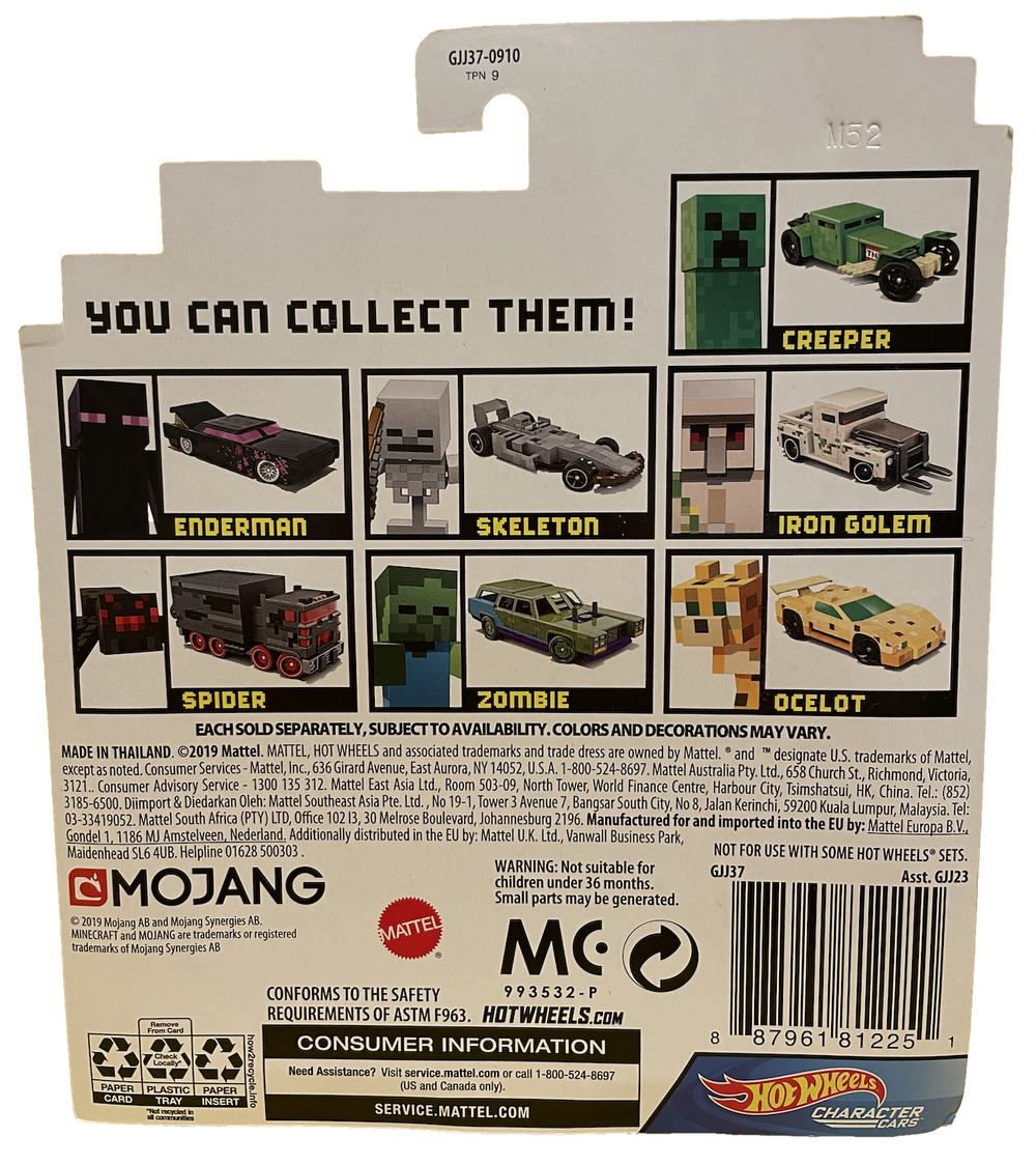 Hot Wheels Minecraft Character Set (2020)