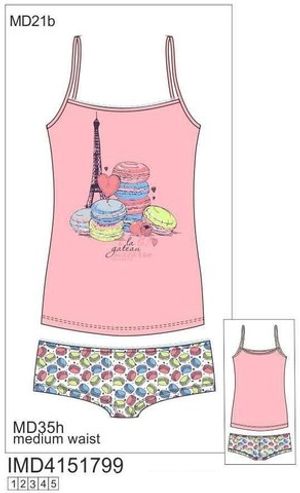 Комплект IMD Macaron 4151799 Top and Shorts Innamore