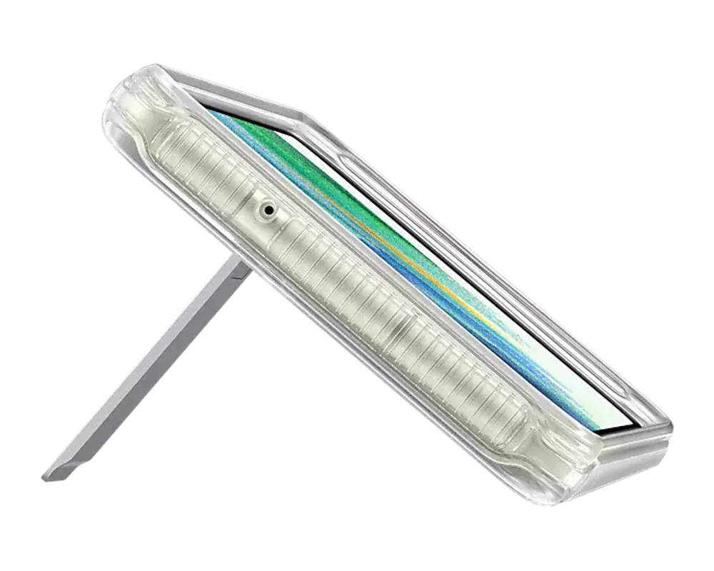 Чехол накладка Samsung Clear Standing Cover S21 FE прозрачный