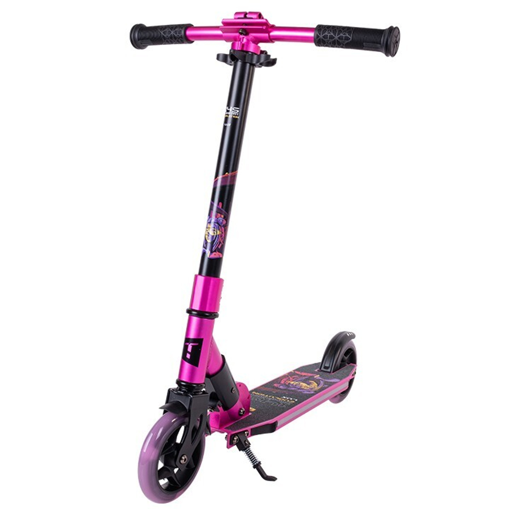 Самокат Tech Team COMFORT 145 Lux pink 1/4 розовый