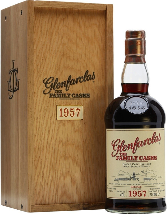 Виски Glenfarclas 1957 Family Casks in wooden box, 0.7 л.