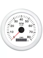 Тахометр аналоговый со счетчиком моточасов