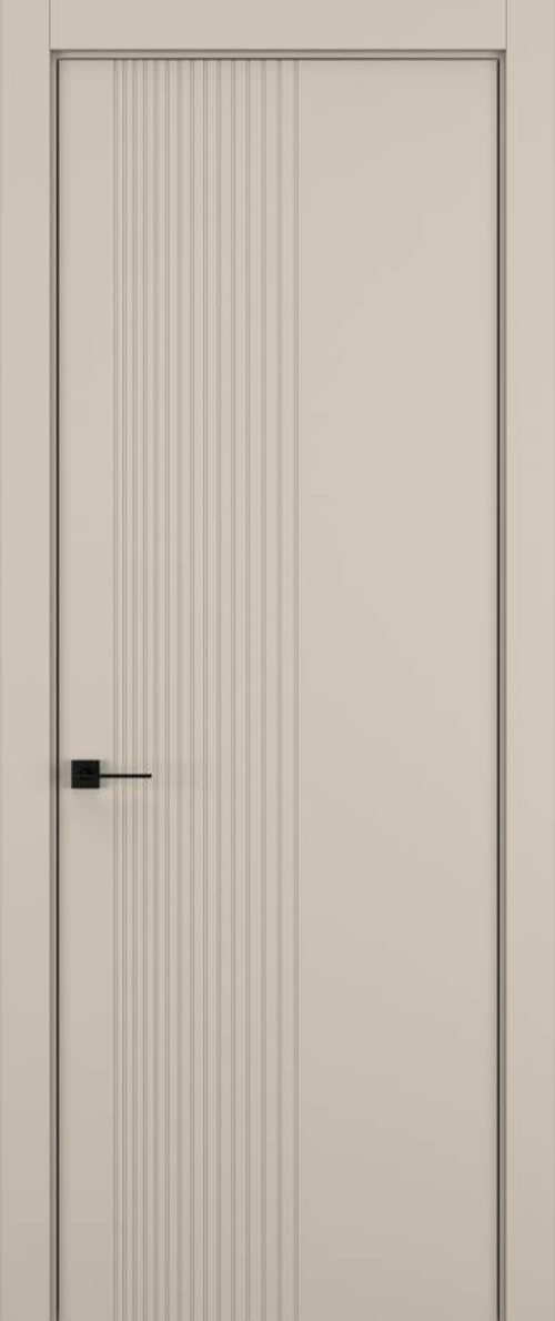 Дверь 7 VERTICAL Матовый Светлый Бежевый