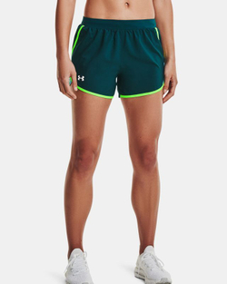 Женские теннисные шорты Under Armour Wome's UA Fly-By 2.0 Shorts - dark cyan/cosmos