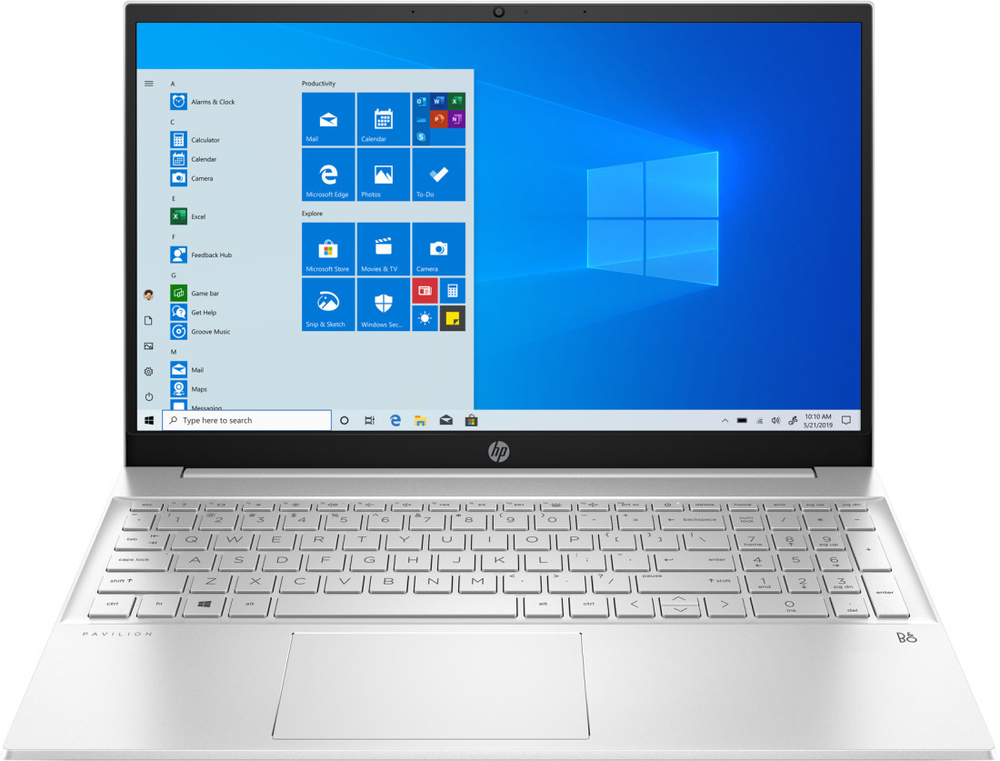 Ноутбук HP Pavilion 15-eh0040ur 15.6; IPS FHD  silver AMD Ryzen 3 4300U/8Gb/256Gb SSD/noDVD/VGA int/DOS 2X2Y1EA