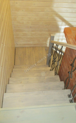 Ограждение для прямой лестницы PROSTO DUE/DOUBLE кованое