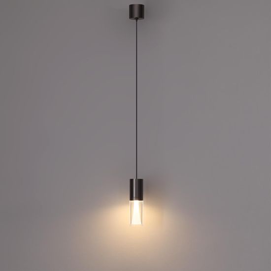 7143/4L HIGHTECH ODL26 513 светильник темный никель/акрилл/металл IP20 LED 4W 280Лм 3000K 180° 220V DEFANCE