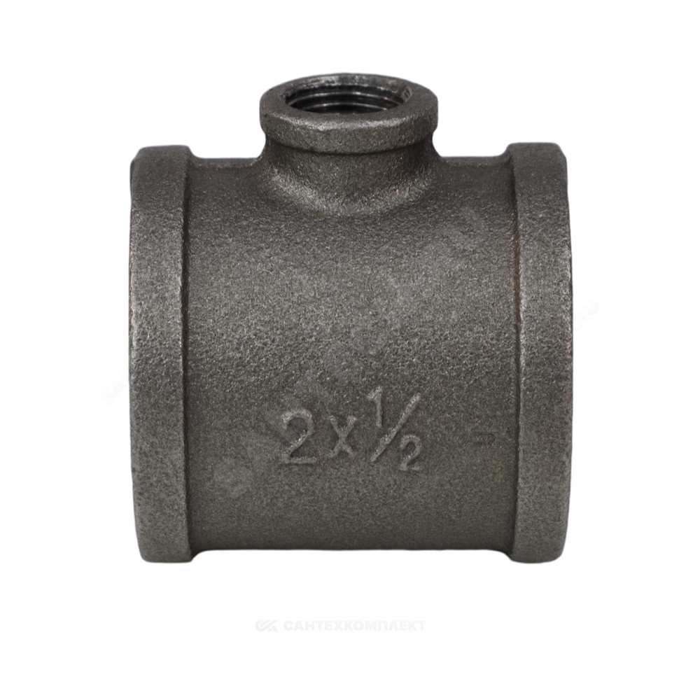 Тройник переходной чугун Ду 25х20 (1"х3/4") ВР/ВР Fittex PLUS