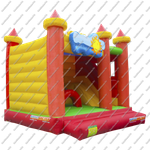 Надувной батут "Солнечный домик", 4*4*4 м