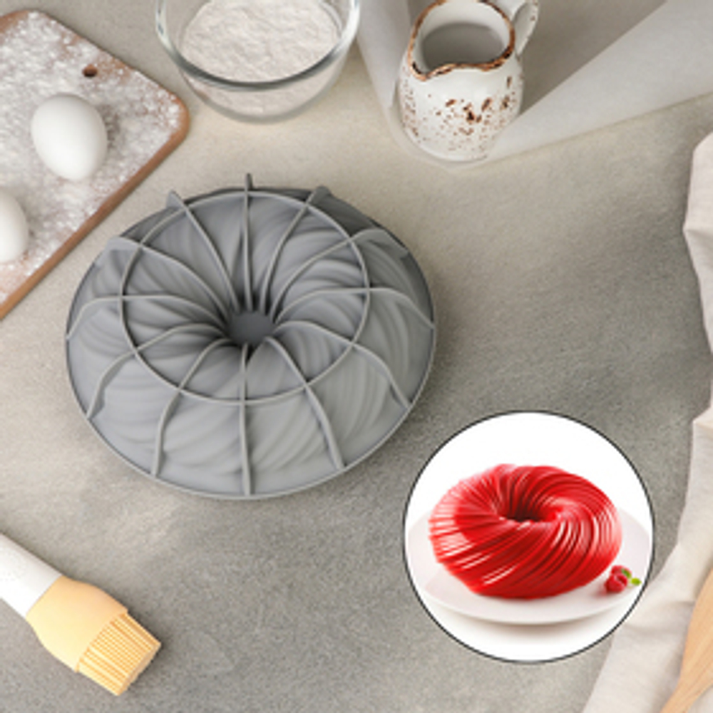 Форма для муссового торта «Вихрь», 20х7 см