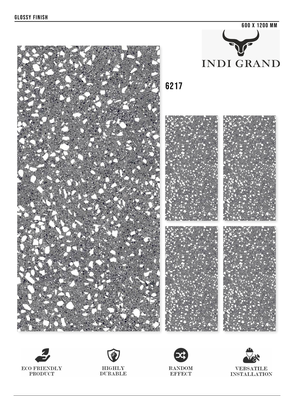 Керамогранит glossy №3 60х120, 6217