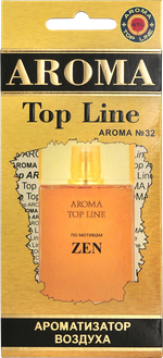 Ароматизатор для автомобиля AROMA TOP LINE №32 ZEN картон