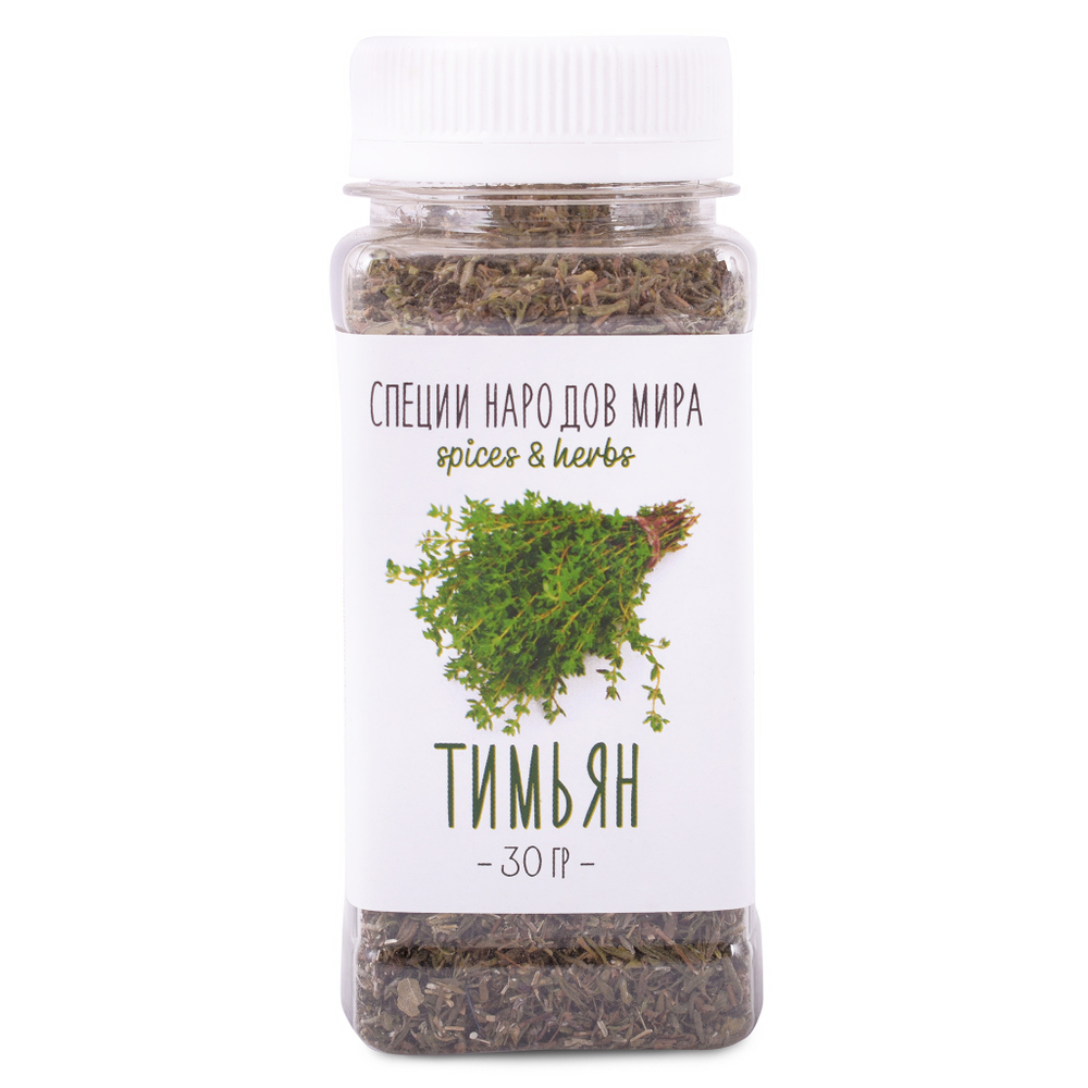 Organic Food Набор специй и пряностей Специи Европейской кухни, ПЭТ банка 8 шт