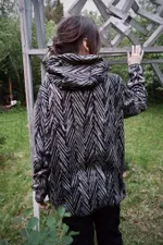 Худи Plushedelica Елочки черный