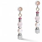 Серьги Coeur de Lion Coeur de Lion Lilac-Beige 5045/21-0836