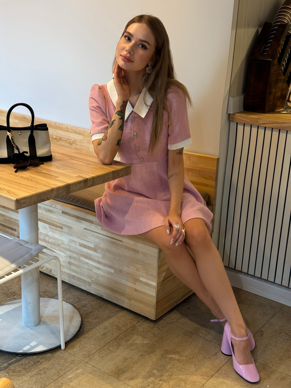 Платье Tweedy розовый