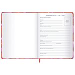 Дневник 1-11 класс 48 л., твердый, BRAUBERG, матовая ламинация, резинка, закладка-ляссе, с подсказом, "Сердечки", 107241