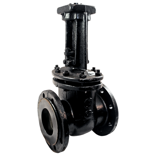 Задвижка чугунная 30ч906бр параллельная под электропривод, фланцевая, Ру 10, t рабочей среды +225°С