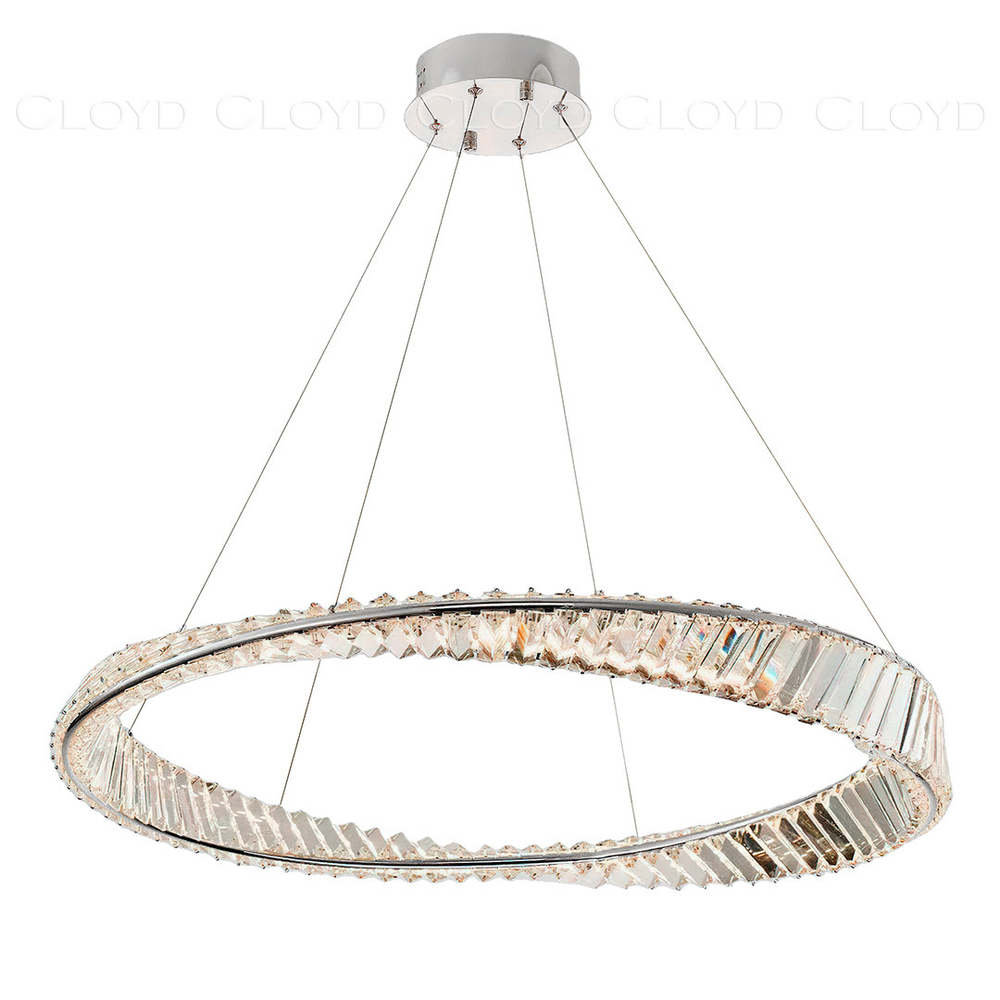 Люстра Cloyd PAULI C1 / Ø80 см - хром (арт.11461)