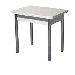 Стол ломберный (в ассортименте, 1 категория), ЛДСП/пластик/хром, Forpost