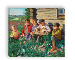 "Летний день", художник Богданов-Бельский, картина