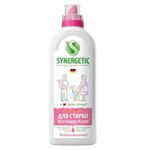 Средство для стирки жидкое универсальное 1 л SYNERGETIC ГИПОАЛЕРГЕННОЕ, гель, биоразлагаемое, 109100