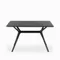Обеденный стол BB 120x80 см, черный