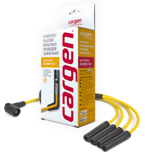 Провода зажигания высоковольтные Lada инжектор серии LPG и CNG OEM: 210733707080 (комплект).