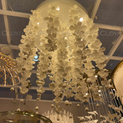 Люстра Cloyd TAONGI C9 / выс. 80 см - керамика - белый (арт.11333)