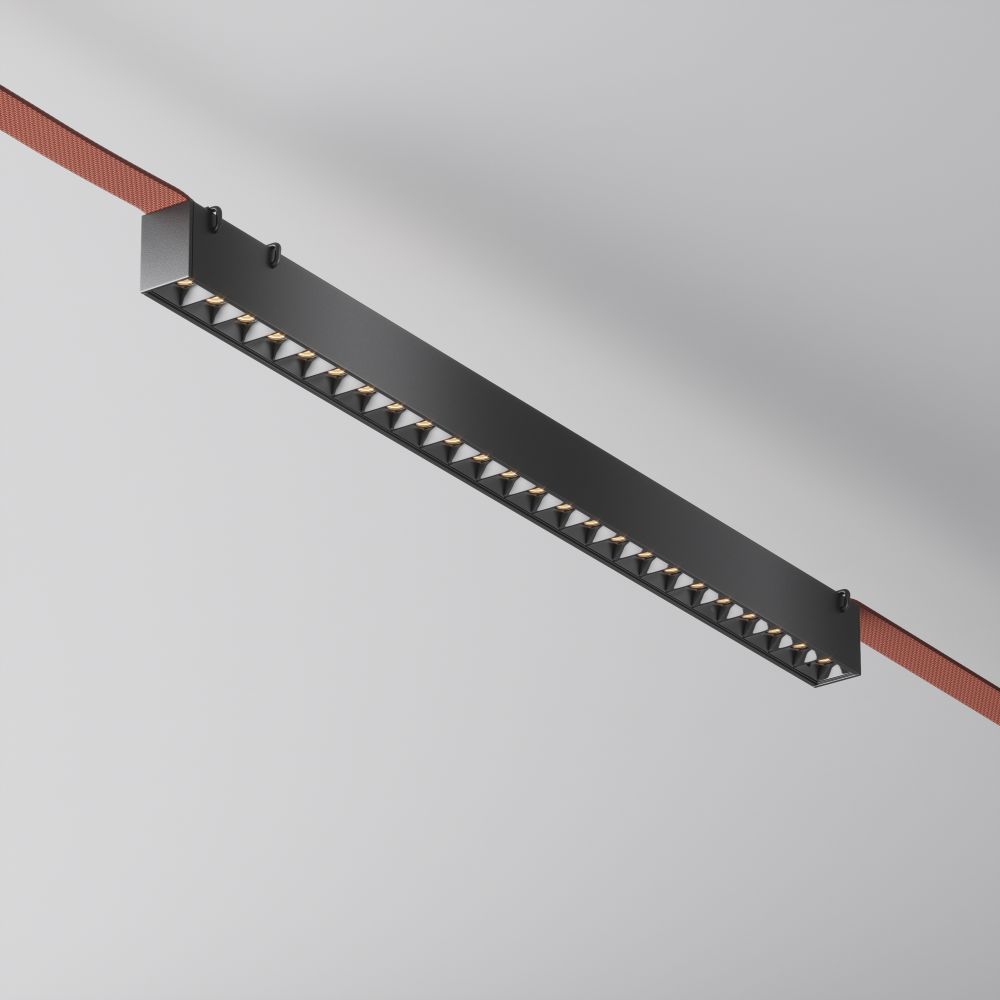 Трековый светодиодный светильник Maytoni Parity Points TR128B-24W3K-M-B