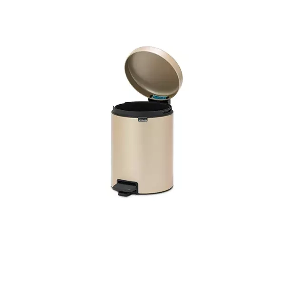 Brabantia - Контейнер для мусора NewIcon Metallic Gold 5л / артикул   304422  / GTIN 8710755304422