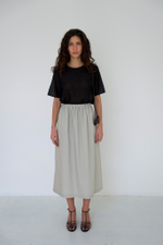 Тестовый образец. Юбка Kami из шерсти 100%. Цвет тёмно-серый. №73