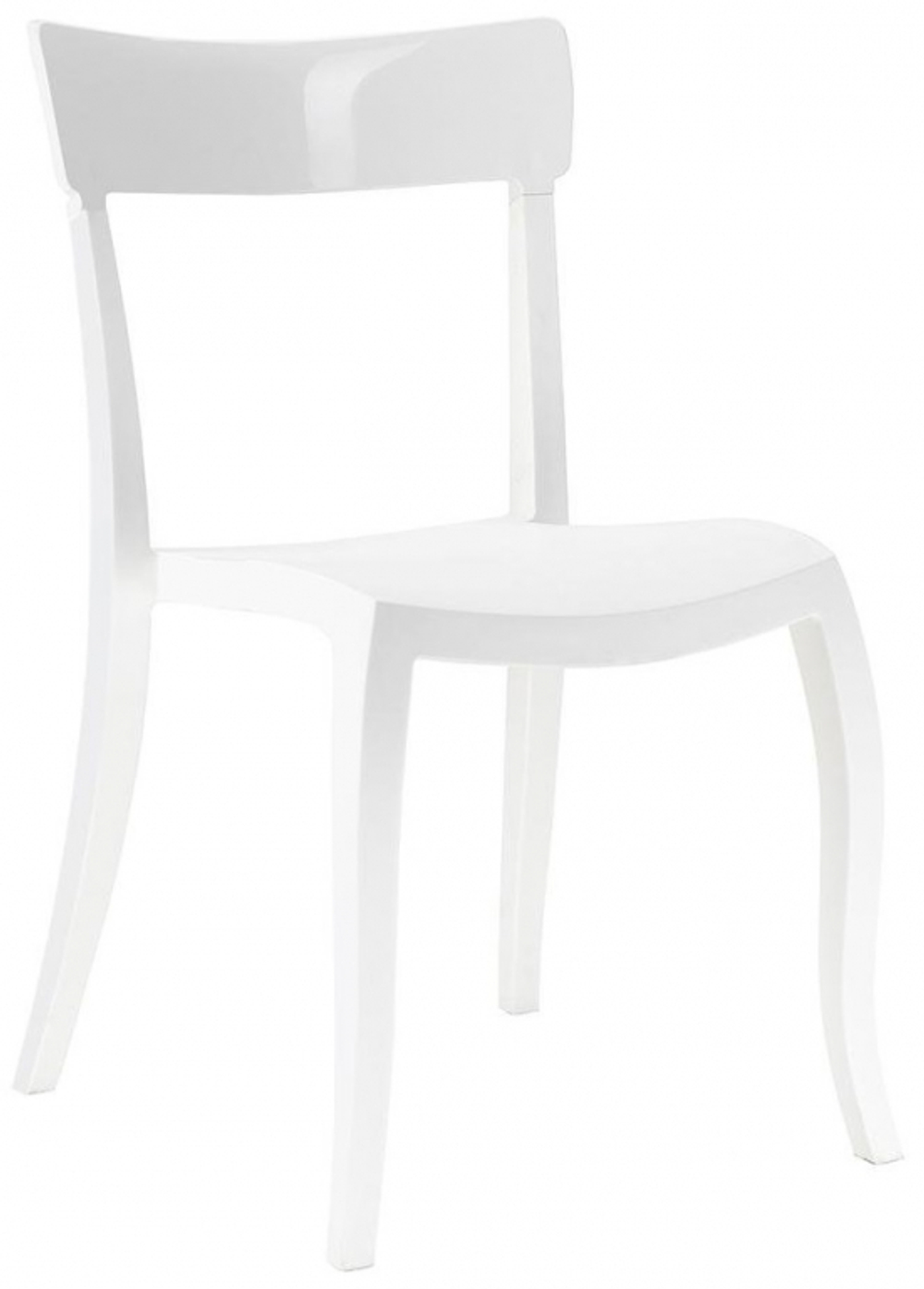 Стул пластиковый Papatya Hera-S, белый