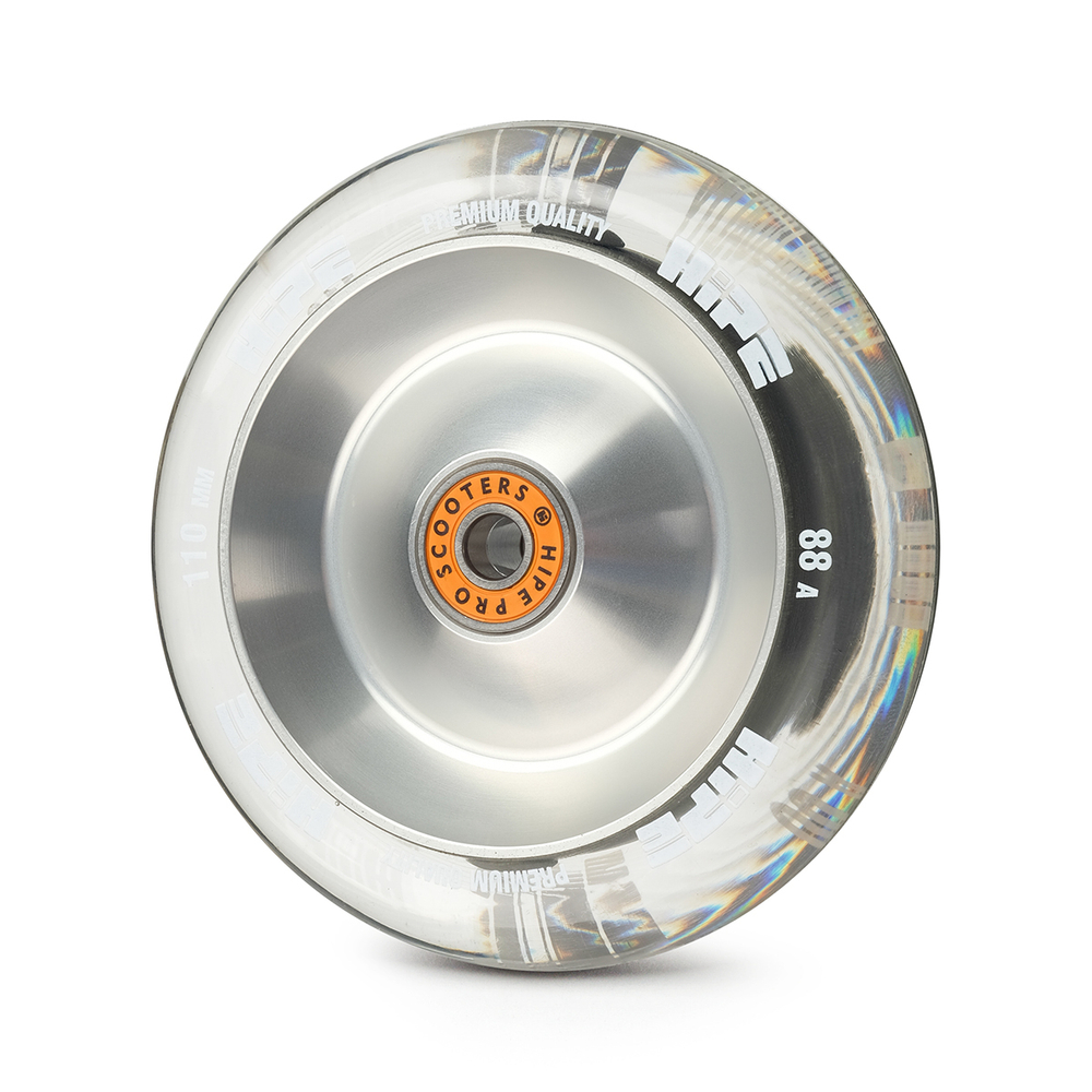 Колесо HIPE H72 110мм серебристый/прозрачный