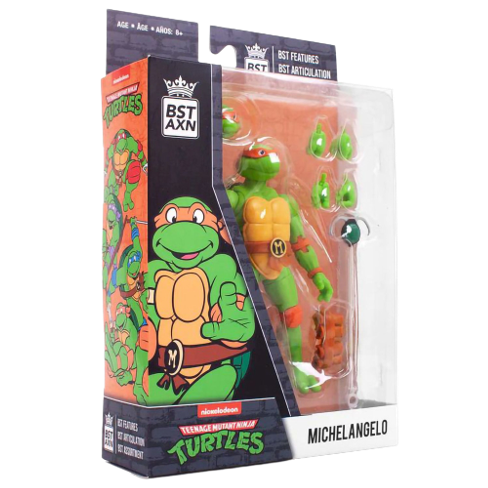 Фигурка Teenage Mutant Ninja Turtles Michelangelo BST AXN 5"