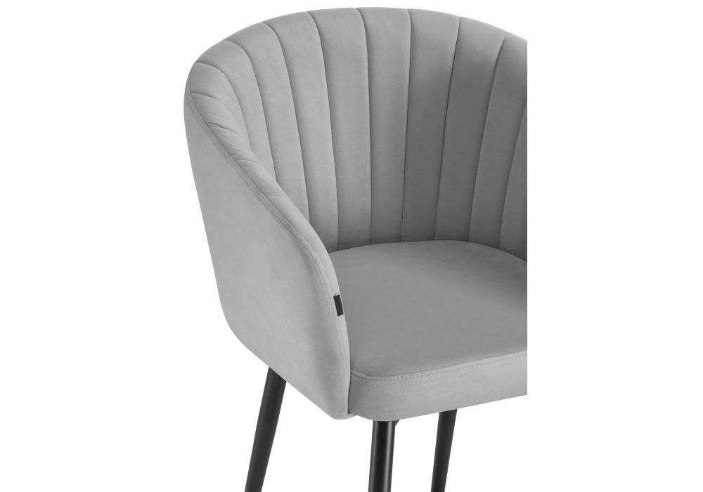 Стул на металлокаркасе Моншау крутящийся velutto 52 / черный