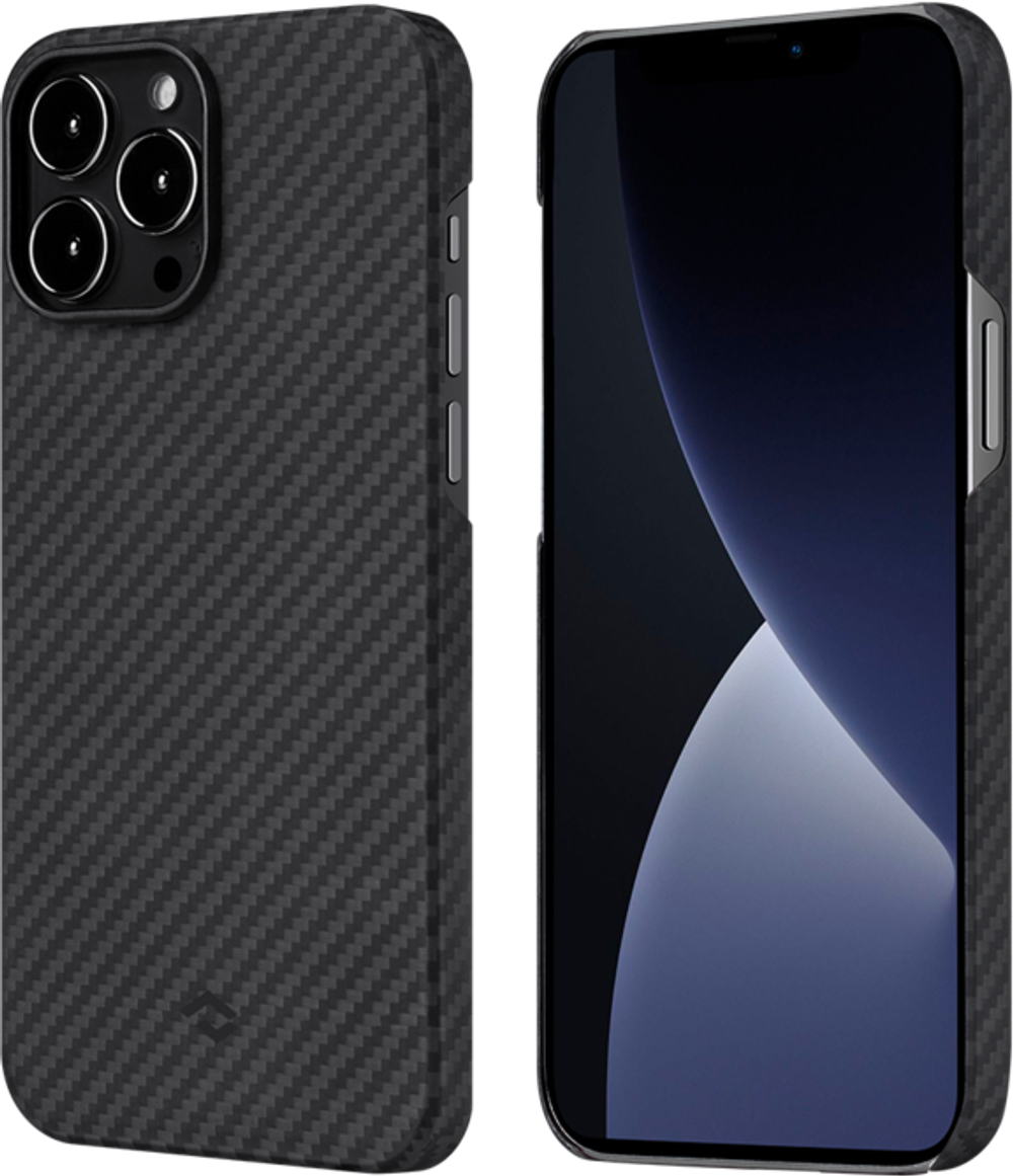 Чехол для IPhone 14 Pro Max (KI1401PM) Pitaka MagEZ Case 3 черно-серый
