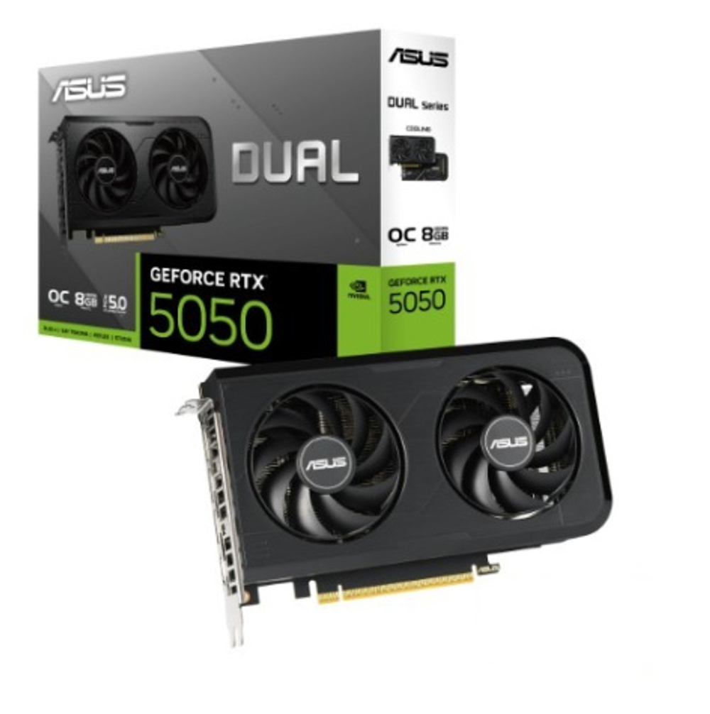 Видеокарта ASUS GeForce RTX 5050 DUAL OC (DUAL-RTX5050-O8G)