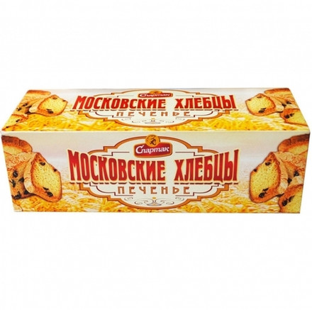 Печенье "Московские хлебцы" 200г. Спартак
