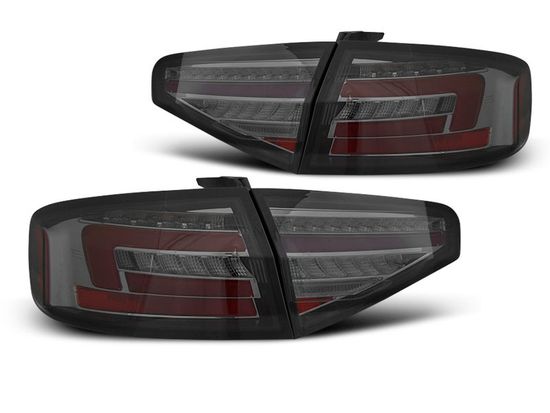 Задние фонари LED BAR TAIL LIGHTS SMOKE SEQ для AUDI A4 B8 12-15 SEDAN OEM BULB