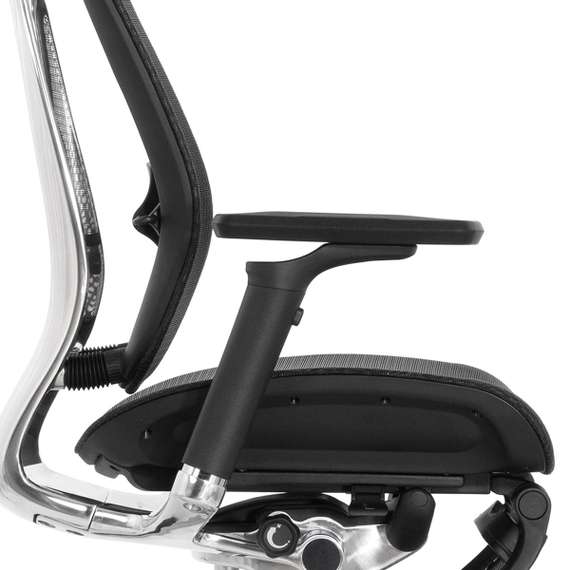 Кресло EXPERT 2 SPRING RSPM 01 (сидение MAX с поднож, подлокотн 6D(360), сетка чёрн/каркас чёрн)