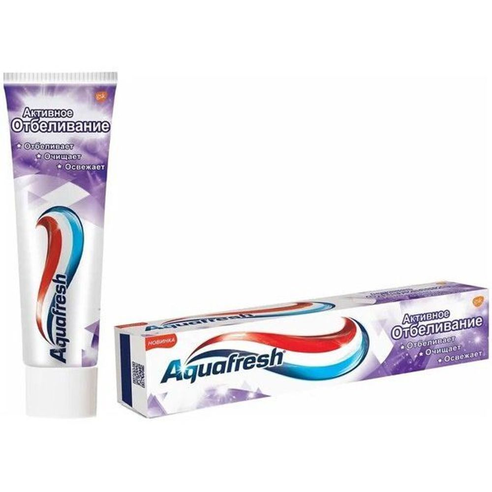 Отбеливающая зубная паста 125 мл Aquafresh