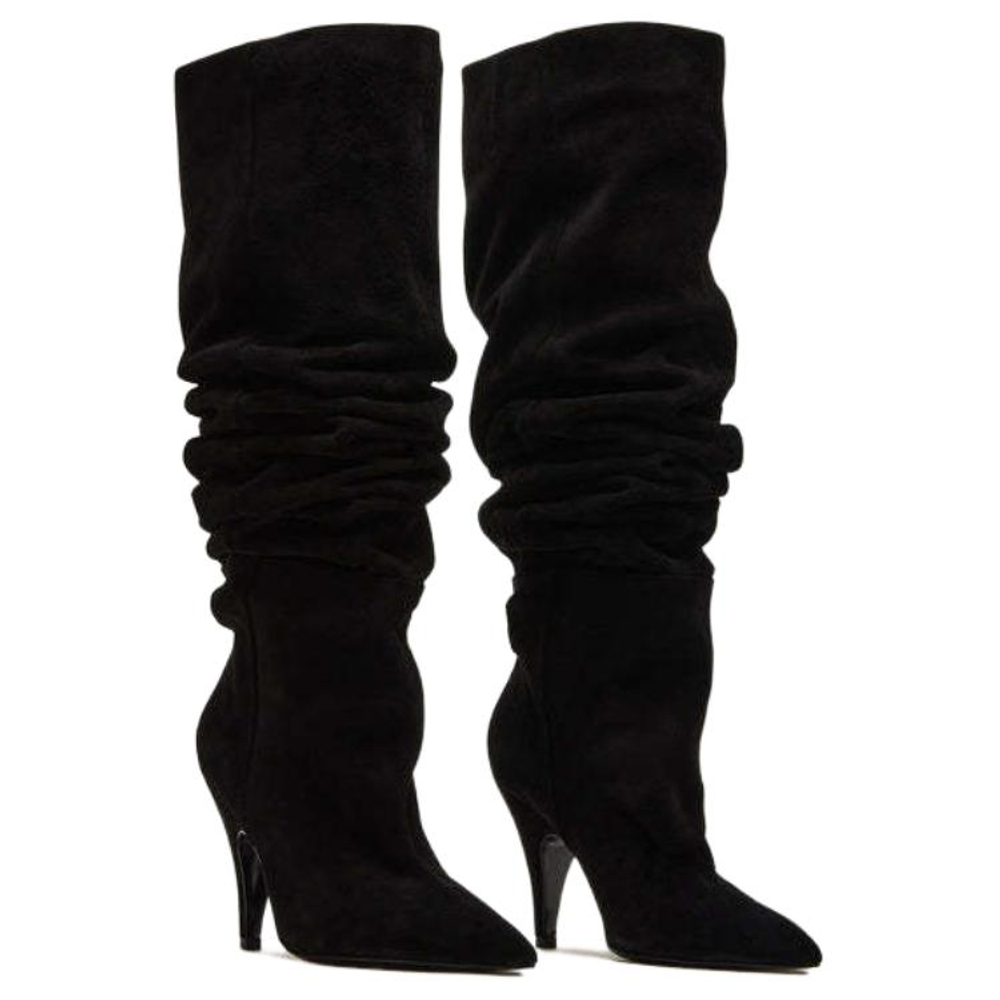 STEVE MADDEN Over the knee Boots 8.89cm Women"s Black