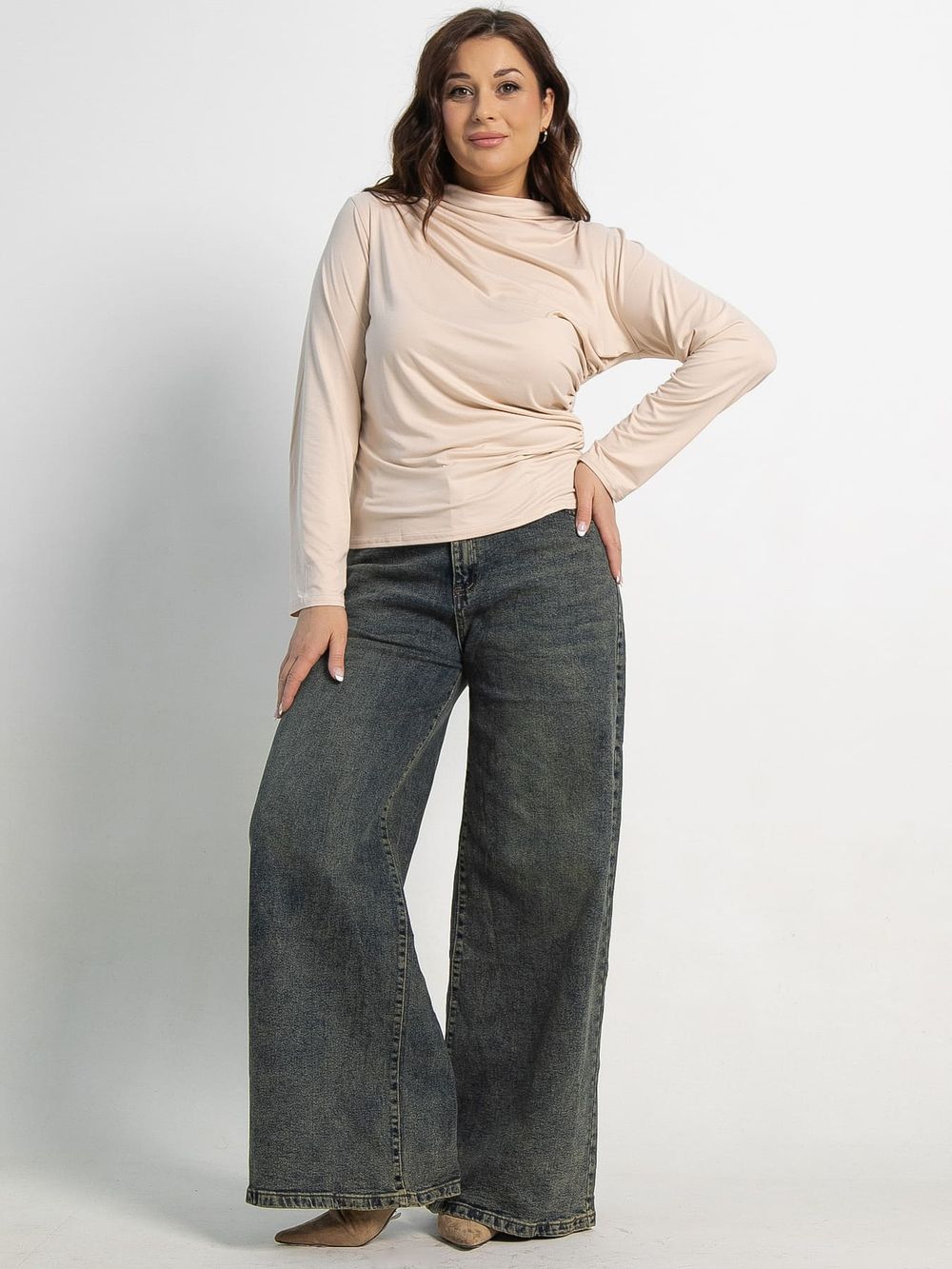 Джинсы Лаччи (сине-зеленые) Б15075-4М LT Collection