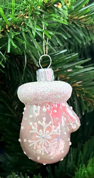 Набор стеклянных игрушек Зимняя фантазия, 3 шт., Irena CO (6305)