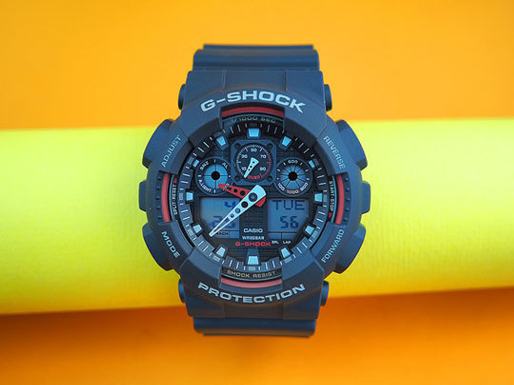 Японские наручные часы Casio G-SHOCK GA-100-1A4